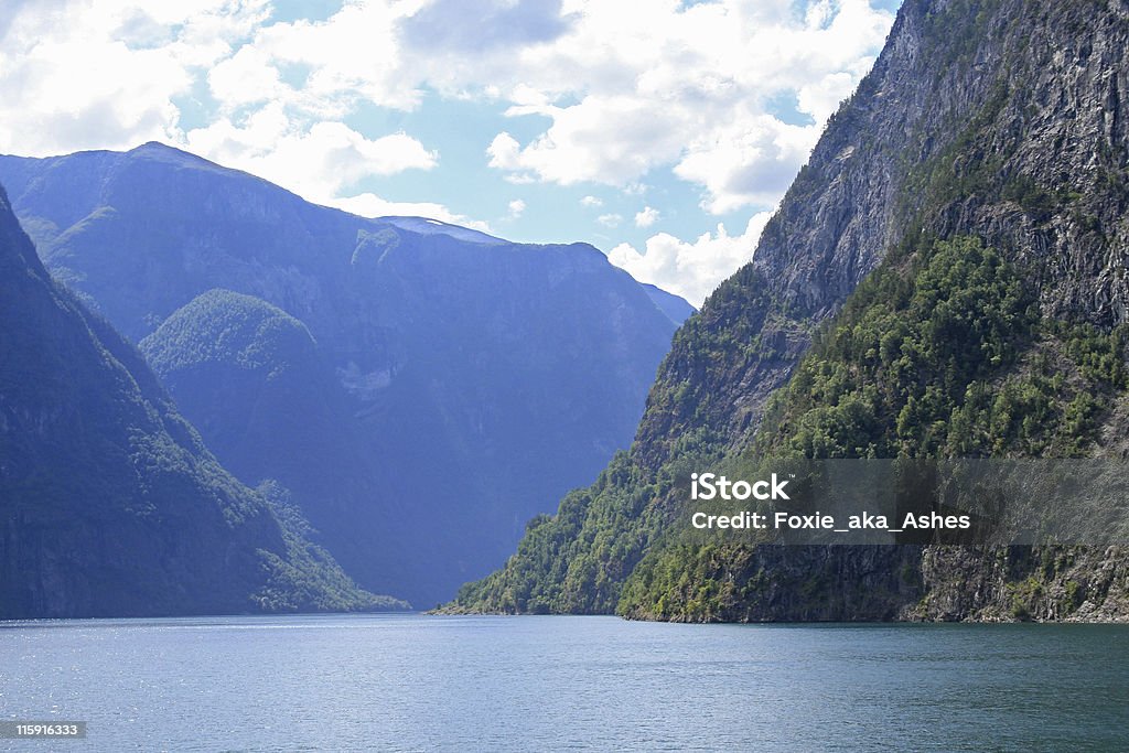 fjord norvégien - Photo de Bleu libre de droits