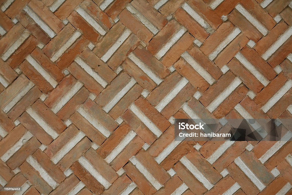 Sfondo di muro di mattoni - Foto stock royalty-free di A forma di blocco