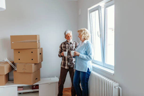 istock Senior Couple at Moving Day 1159164136