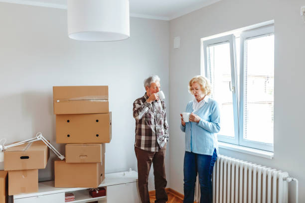 istock Senior Couple at Moving Day 1159164176