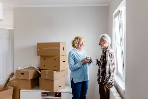 istock Senior Couple at Moving Day 1159164181