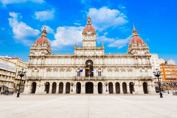 istock City Hall, Plaza de Maria Pita, A Coruna 1159169556