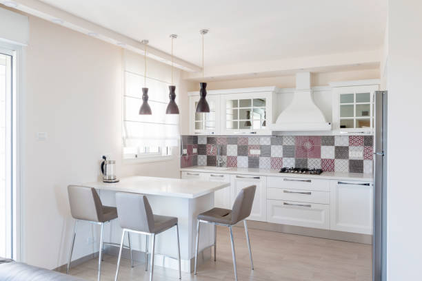 istock Modern brand new luxury kitchen 1159169844