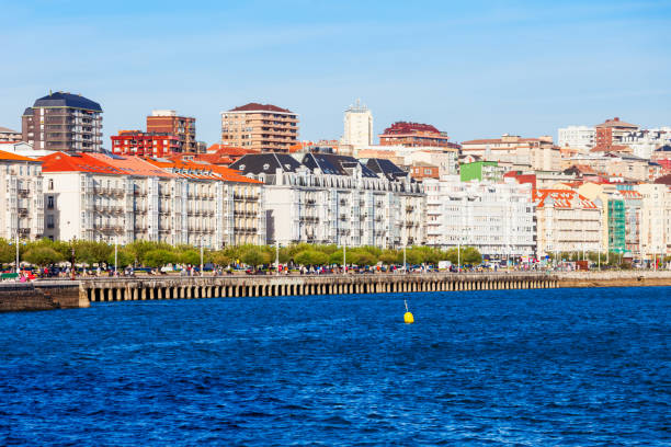 istock Santander city embankment in Spain 1159171806