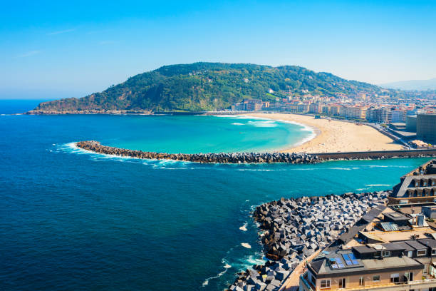 istock San Sebastian aerial panoramic view 1159171823