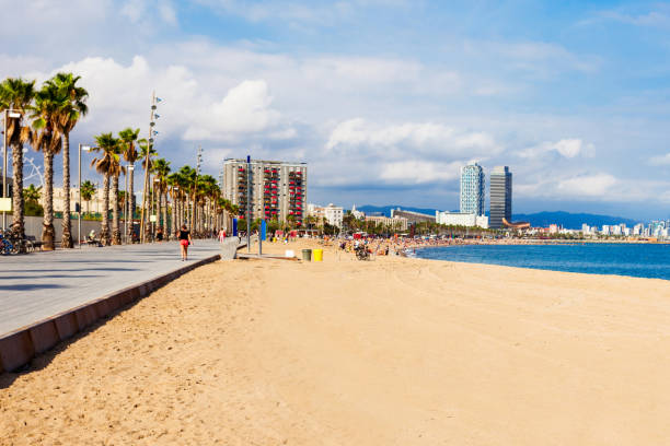 istock Playa Barceloneta city beach, Barcelona 1159171837