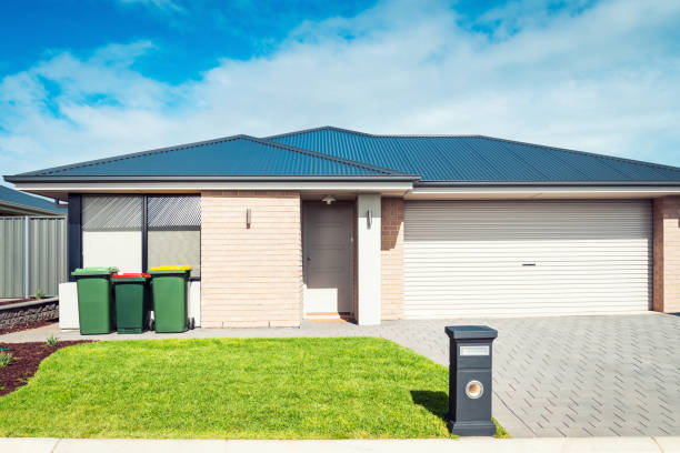 Brand new Australian house with garage