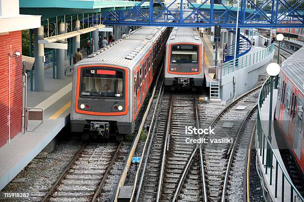 Train Terminal Stock Photo - Download Image Now - Architecture, Arrival, Athens - Greece