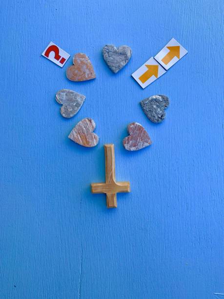 istock Gender symbol on blue background 1159184686