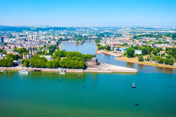 istock Koblenz city skyline in Germany 1159185116