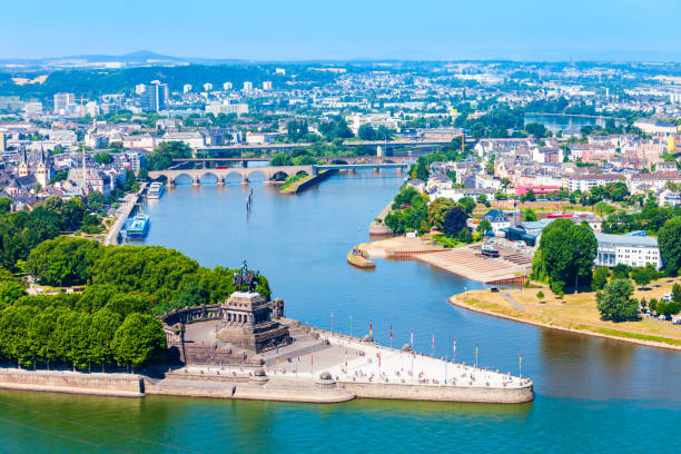 istock Koblenz city skyline in Germany 1159185123