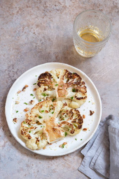 istock Vegetarian roasted cauliflower steak 1159186257