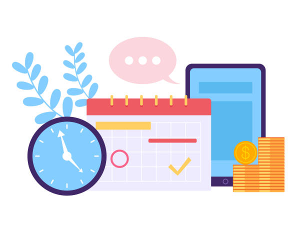 Work planning developing concept. Vector flat cartoon design graphic illustration Work planning developing concept. Vector flat cartoon design graphic man sitting alone drawing stock illustrations