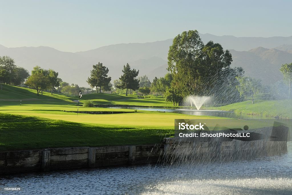Golf Course Golf Course Palm Springs California California Stock Photo