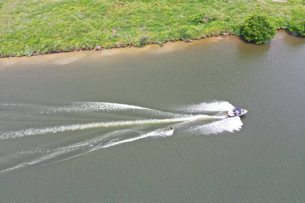 istock Wake board to enjoy in Edogawa 1159188782