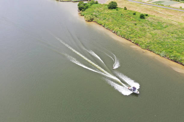 istock Wake board to enjoy in Edogawa 1159188784