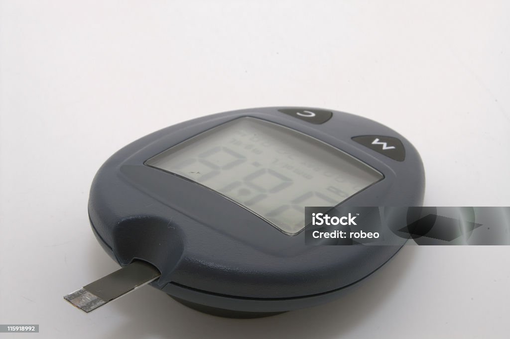 血糖値メーター - 血糖値検査のロイヤリティフリーストックフォト