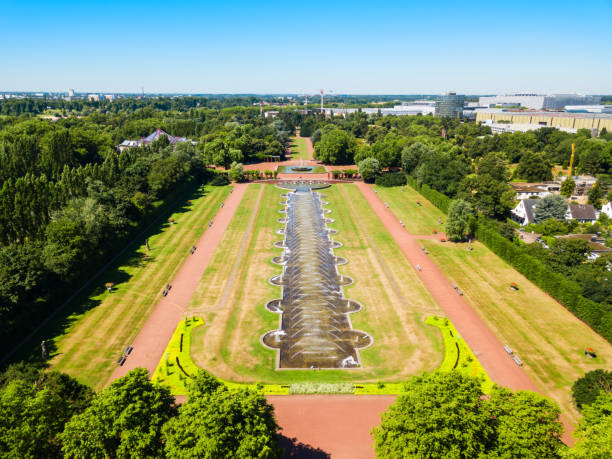 istock Nordpark public green area, Dusseldorf 1159195138