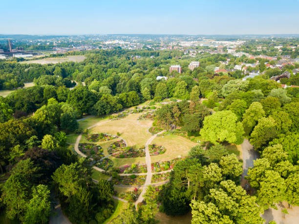 istock Westfalenpark public area in Dortmund 1159195205
