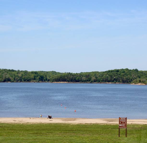 istock Beautiful Beach at the Lake 1159195375