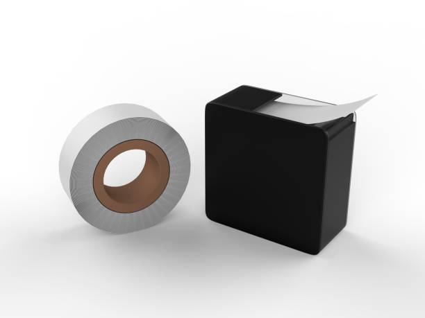 istock Blank promotional Sticky Note Dispenser for Branding Mock up. 3d render illustration. 1159196622