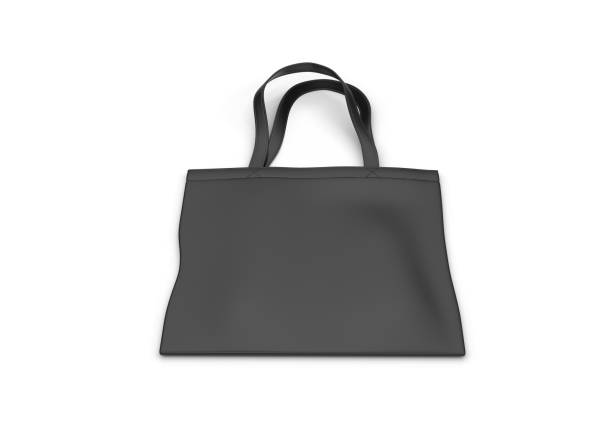 istock Blank canvas tote bag for mock up and branding. 3d render illustration. 1159198546