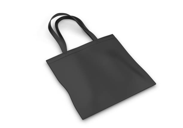 istock Blank canvas tote bag for mock up and branding. 3d render illustration. 1159198549