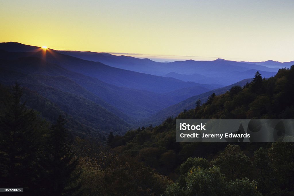 Newfound Gap, Smoky Mountains - Photo de Angle de prise de vue libre de droits