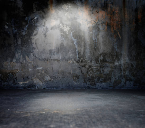 prázdné bodové betonové pozadí - osvětlený objekt fotky - stock snímky, obrázky a fotky