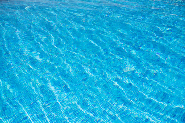 istock Blue swimming pool rippled water detail 1159211160