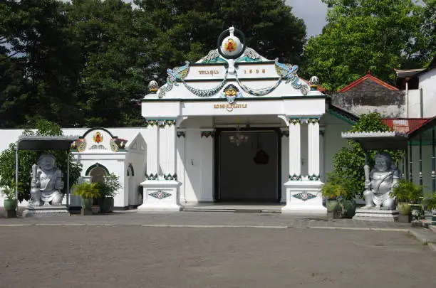 Kraton, the Sultan palace in Yogyakarta on the Java island in Indonesia
