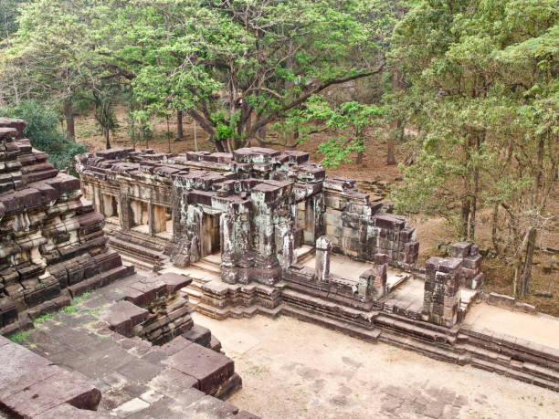 istock Architecture of ancient temple complex Angkor, Siem Reap 1159216955