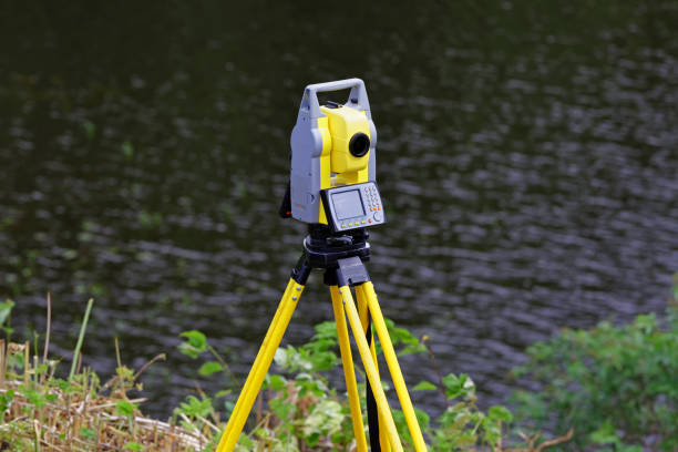 istock The total station is installed on a tripod 1159220789