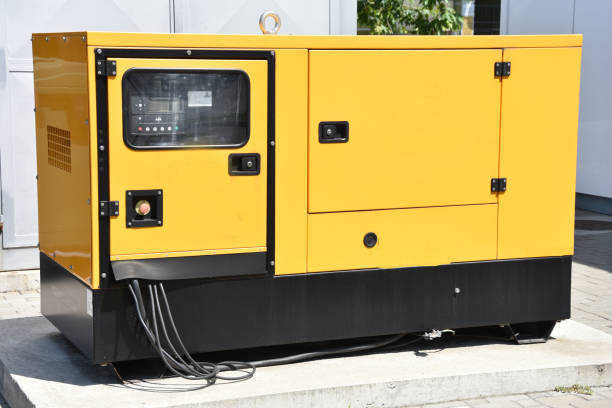istock Auxiliary Diesel Generator for Emergency Electric Power 1159222329