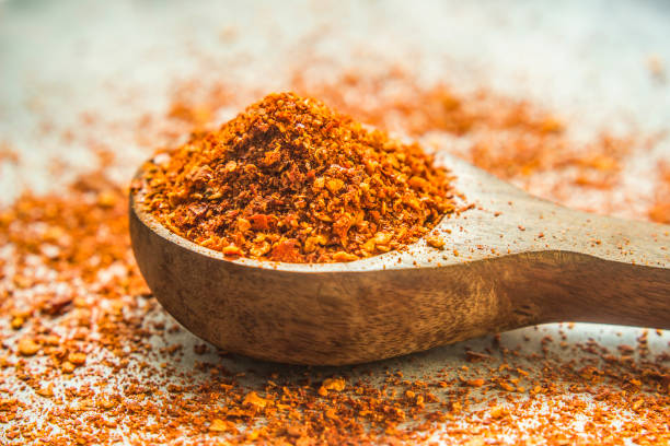 istock Spoon of chili powder 1159225592