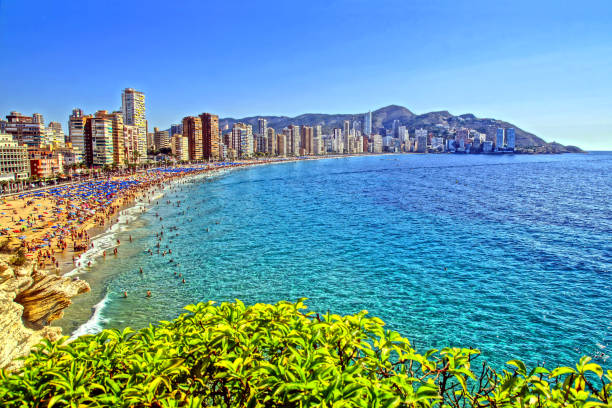 istock Platja de Llevant in Benidorm, Spain 1159228152