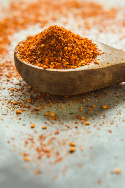 istock Spoon of chili powder 1159228354