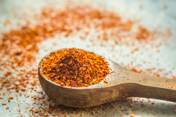 istock Spoon of chili powder 1159228518