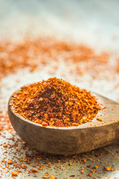 istock Spoon of chili powder 1159229535