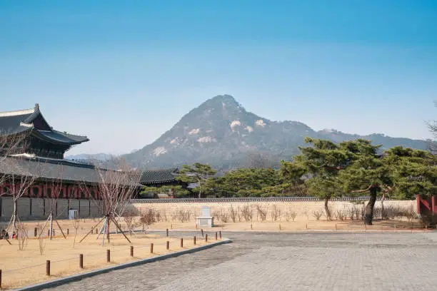 Photo of The courtyard beside the Gyeongbokgung palace