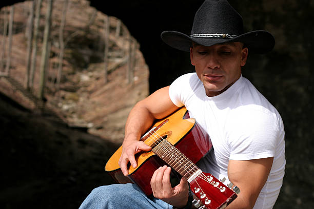 Guitar Player stock photo