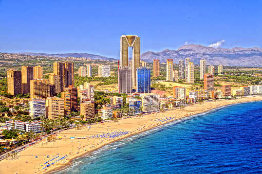 Benidorm is one of the most popular beach destinations in Spain