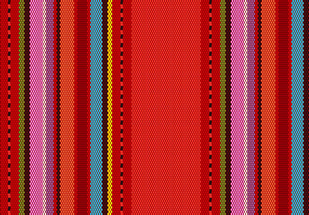 メキシコの色で詳細背景。連続レプリケートのためのテクスチャ パターン。メキシコのラグパターン。 - christmas pattern striped backgrounds点のイラスト素材／クリップアート素材／マンガ素材／アイコン素材