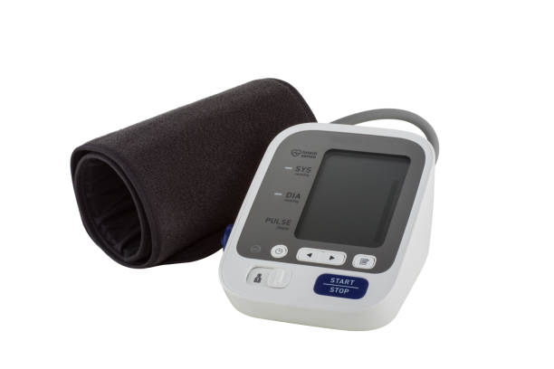 monitor da pressão sanguínea isolado no fundo branco - pulse orlando night club & ultra lounge - fotografias e filmes do acervo