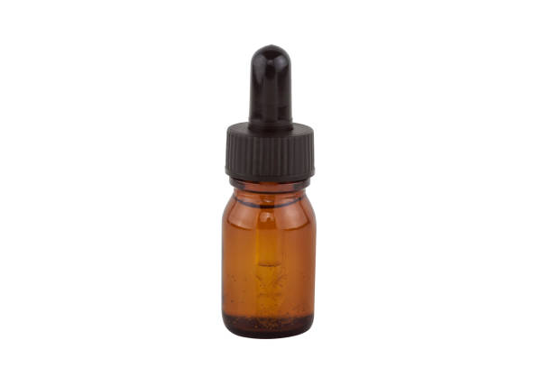 istock Glass bottles with glass droppers solated on white background 1159238044