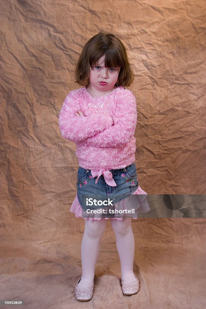 Angry menina - Foto de stock de 2-3 Anos royalty-free