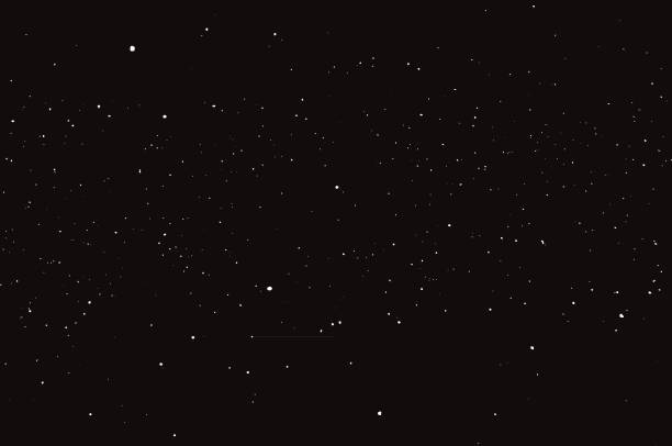 звезды, пространство и ночное небо - место для текста иллюстрации stock illustrations