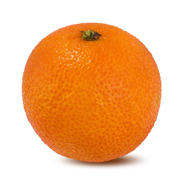 istock Mandarin orange isolated on white background with clipping path 1159240485