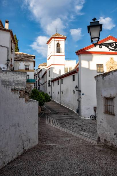 istock Medieval street in Granada, Spain 1159243059