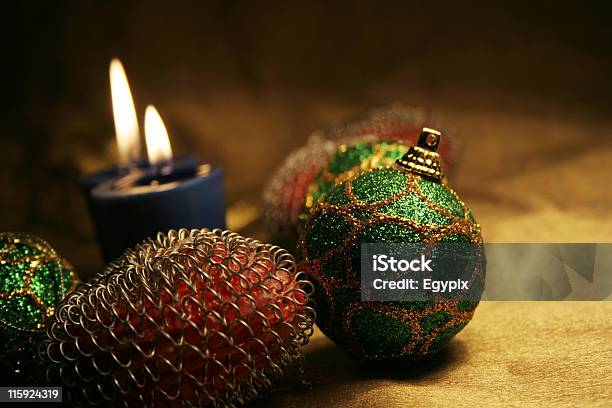 Palle Di Natale Candele - Fotografie stock e altre immagini di Amore - Amore, Astratto, Attrezzatura per illuminazione